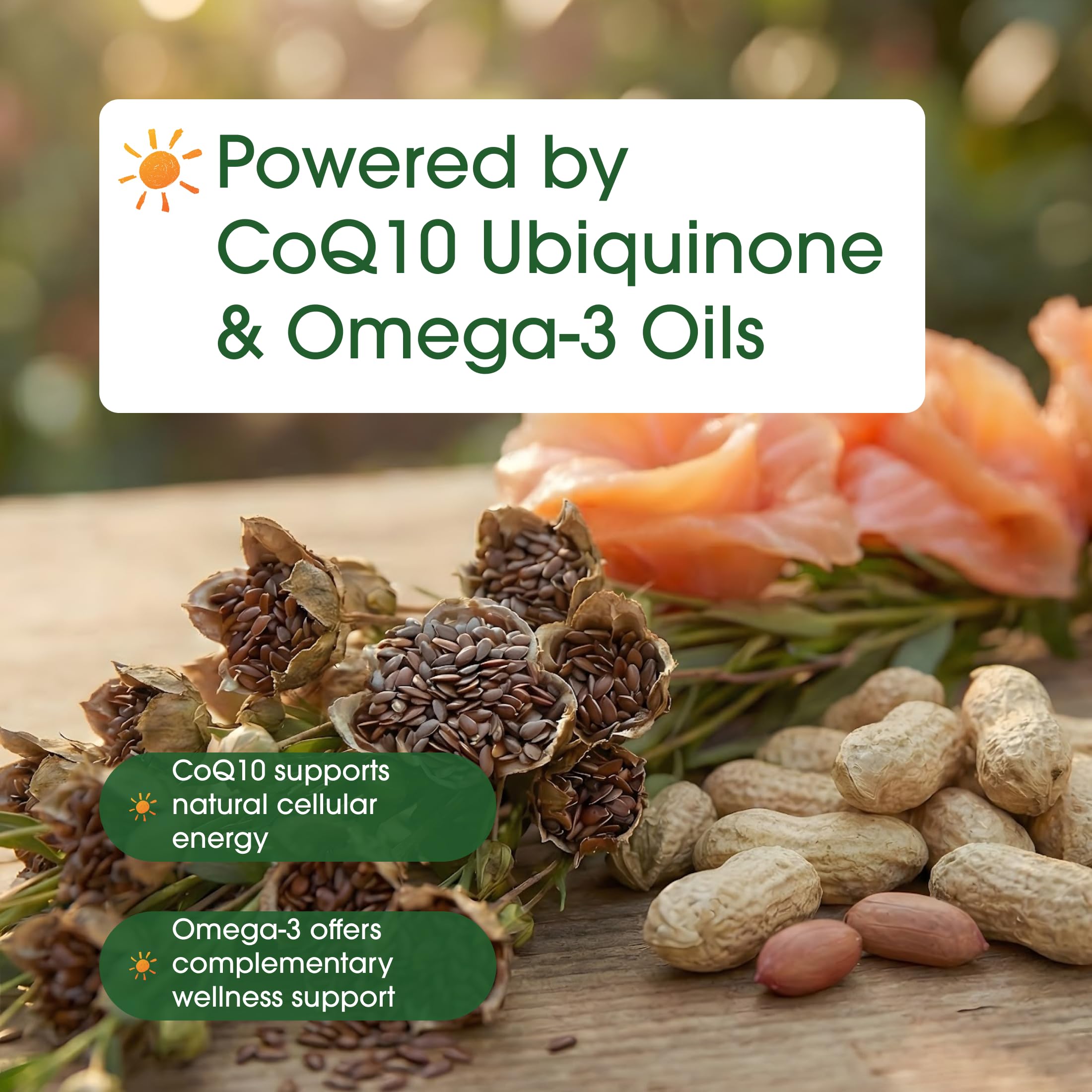 NatureBell CoQ10 400mg Omega-3 Fatty Acids Capsules ingredients list