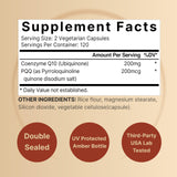 NatureBell CoQ10 & PQQ Complex bottle with 240 capsules