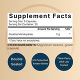 NatureBell Creatine Capsules showing capsule details