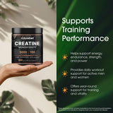 NatureBell Creatine Monohydrate Powder 5000mg mixed in a shake