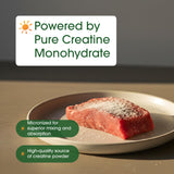 NatureBell Creatine Monohydrate Powder 5000mg side view