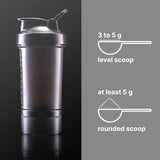 NatureBell creatine monohydrate powder in a glass with water