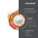 NatureBell creatine powder scoop showing 5000mg serving