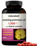 NatureBell Evening Primrose Oil Softgels 300 count front view
