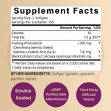 NatureBell Evening Primrose Oil Softgels packaging side view
