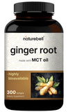NatureBell Ginger Root Extract Softgels bottle front view