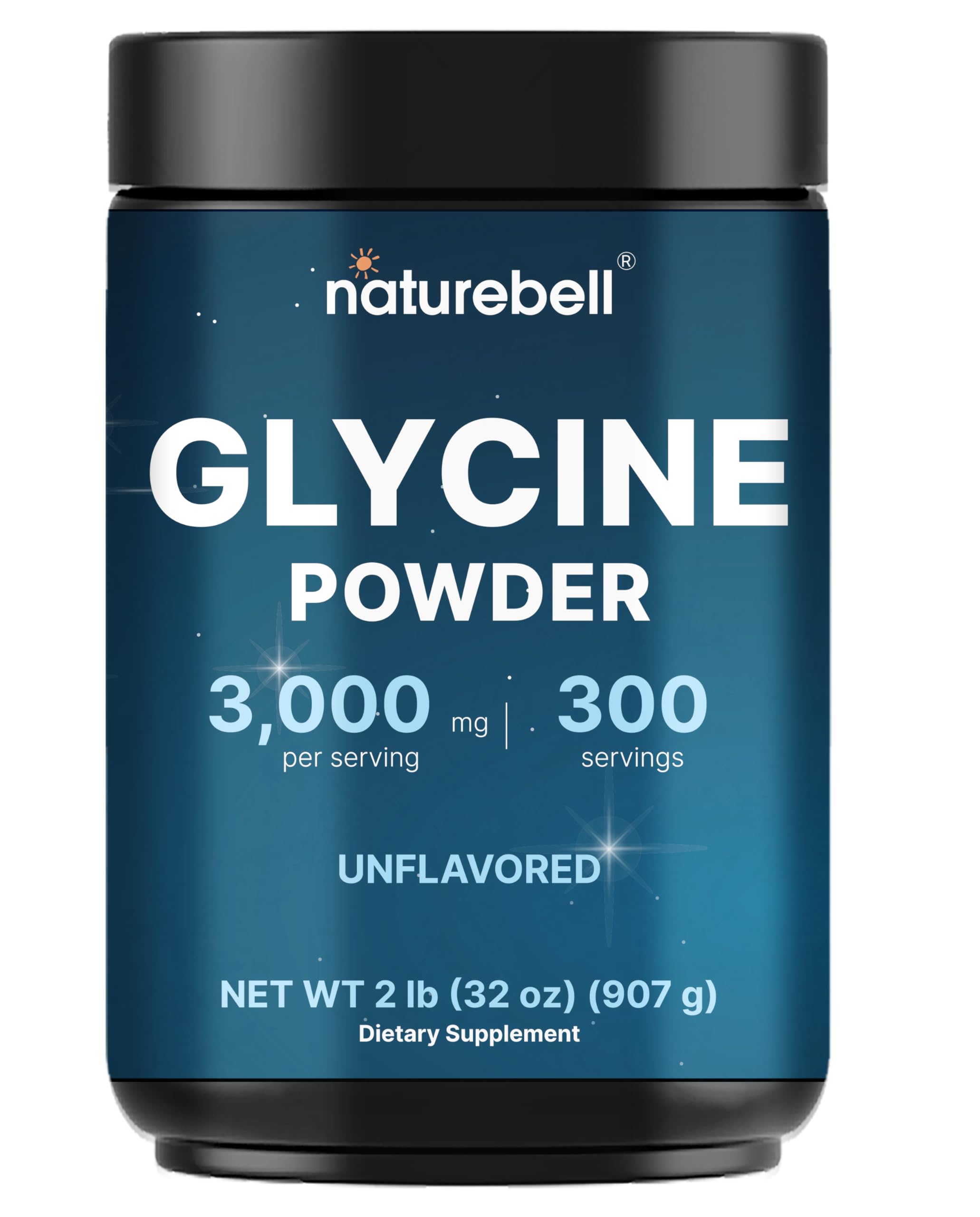 NatureBell Glycine Powder 907g front view