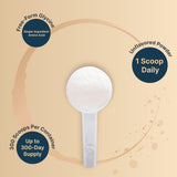 NatureBell Glycine Powder 907g mixed in a glass of water