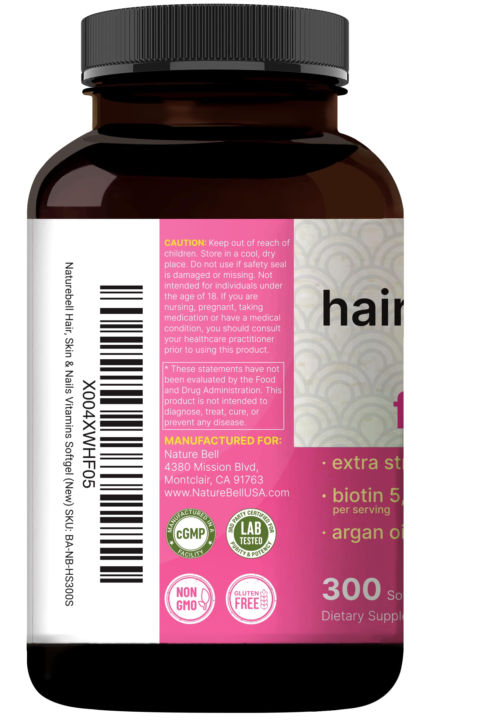 NatureBell Hair, Skin & Nails multivitamin softgels lifestyle scene