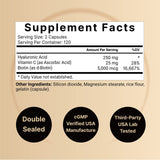 NatureBell Hyaluronic Acid Capsules 2-pack side view