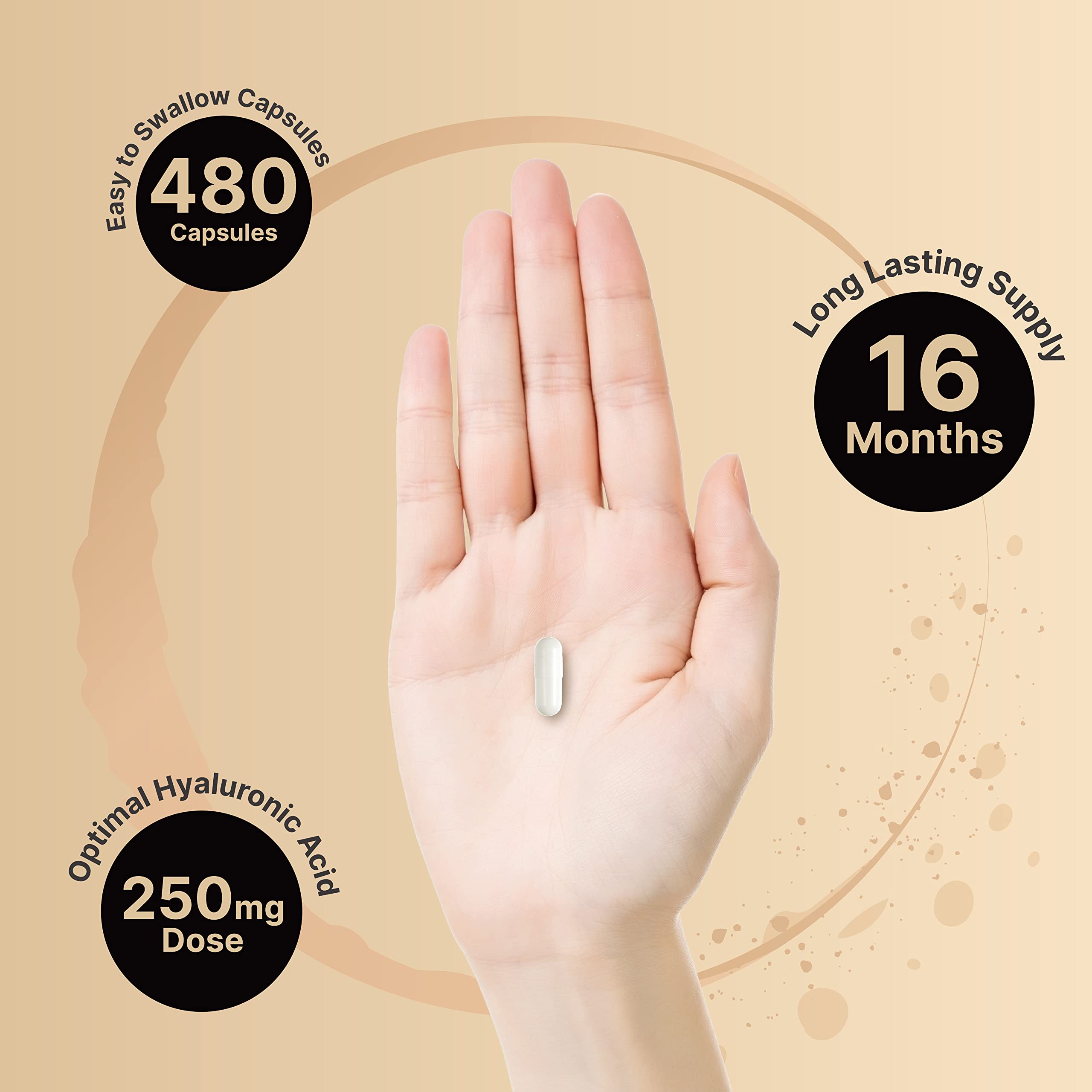 NatureBell Hyaluronic Acid Capsules close-up of capsules