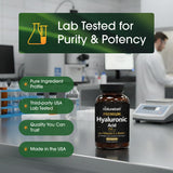 NatureBell Hyaluronic Acid Supplement with biotin on a table