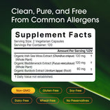 NatureBell Irish Sea Moss 3-in-1 Complex capsules side view