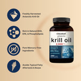 NatureBell krill oil softgel with packaging