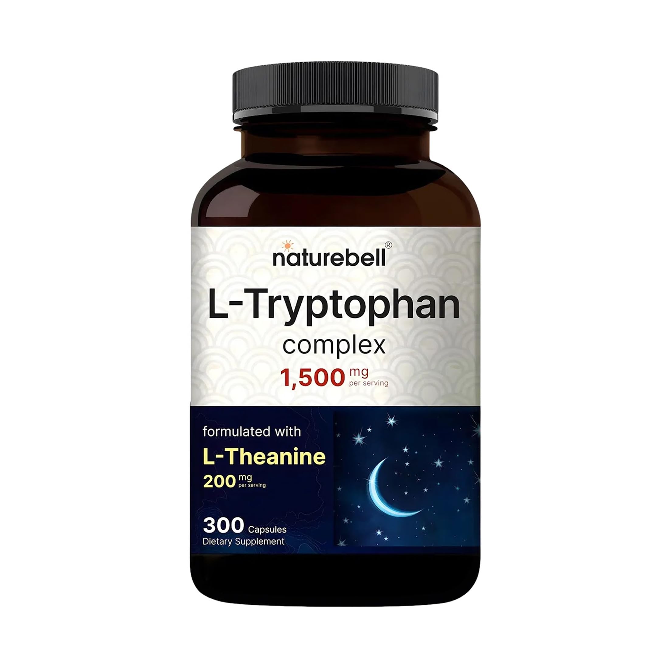NatureBell L-Tryptophan Complex 300 Capsules front view