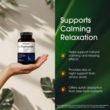 NatureBell L-Tryptophan Complex capsules on a wooden table