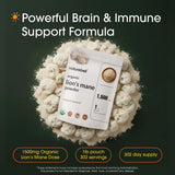 NatureBell Lion’s Mane Mushroom Powder packaging side view