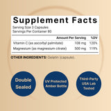 NatureBell Magnesium Citrate 240 capsules side view