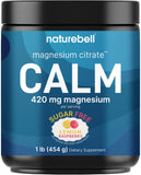 NatureBell Magnesium Citrate Powder 1 Pound front view