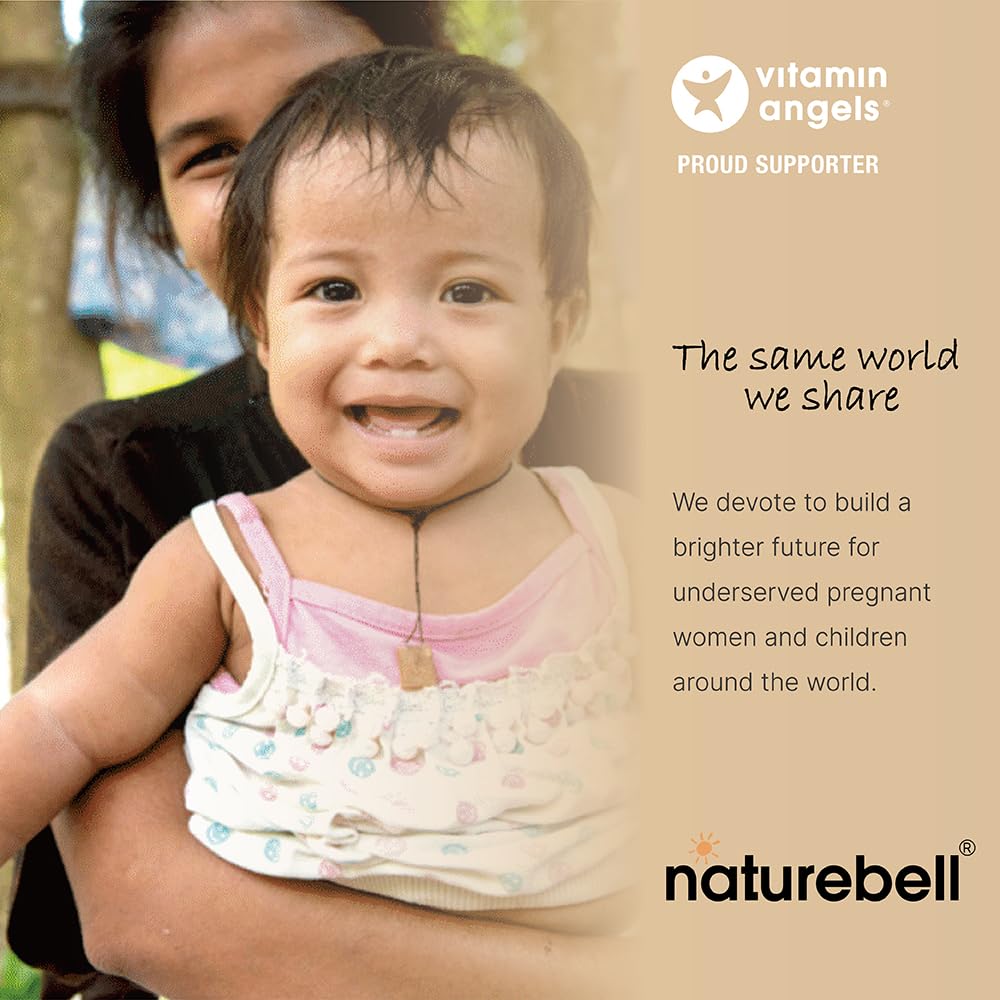 NatureBell Magnesium Complex bottle with a measuring spoon