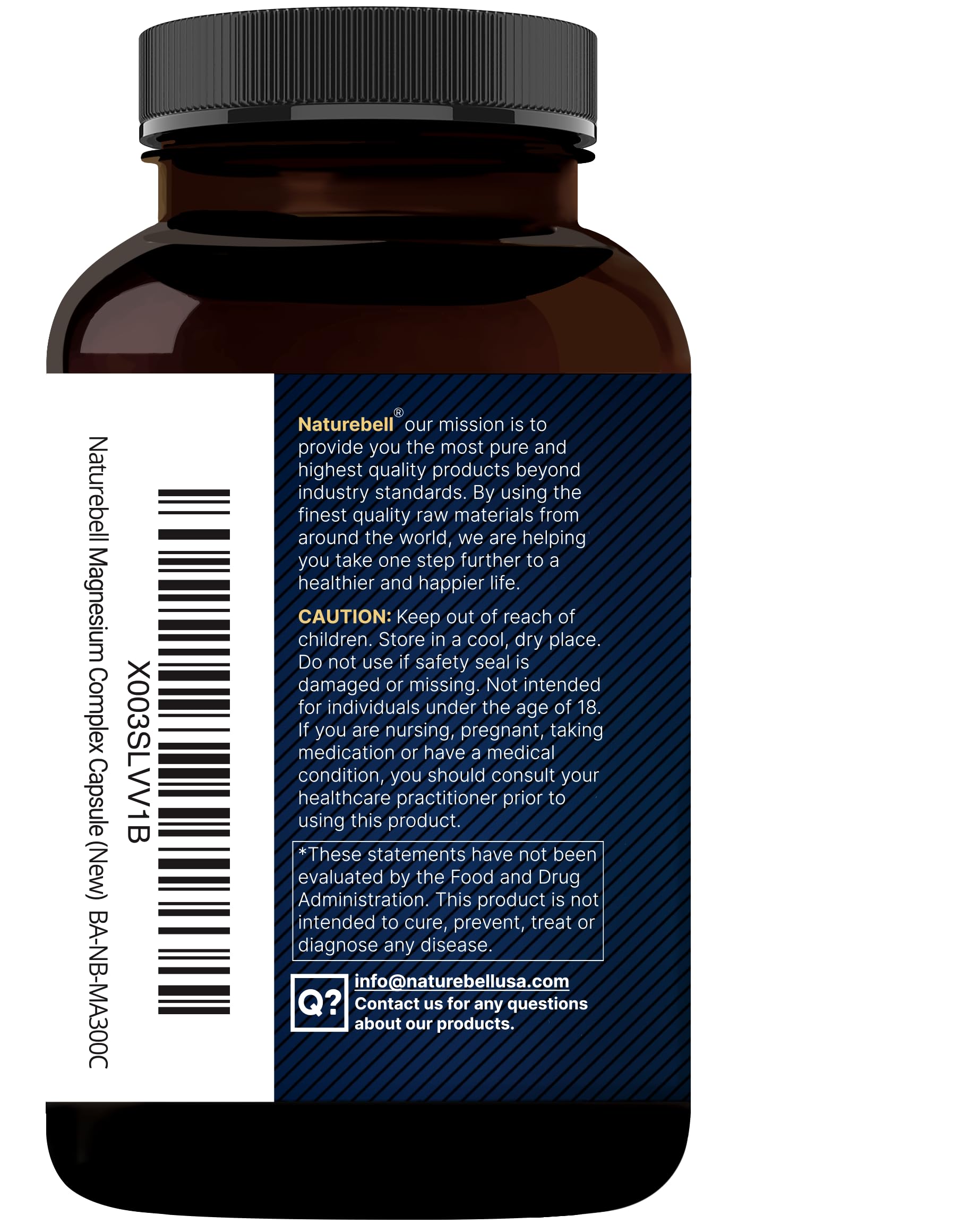 NatureBell Magnesium Complex on a wooden table
