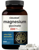 NatureBell Magnesium Glycinate 300 Capsules front view
