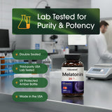 NatureBell Melatonin 20mg lozenge packaging with natural strawberry flavour