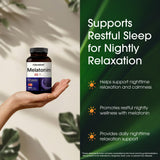 NatureBell Melatonin 20mg lozenge with a few lozenges beside the bottle