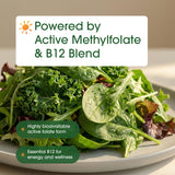 NatureBell Methyl Folate 15mg supplement back view