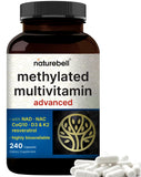 NatureBell Methylated Multivitamin 240 Capsules front view