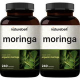 NatureBell Moringa Extract 800mg capsules front view