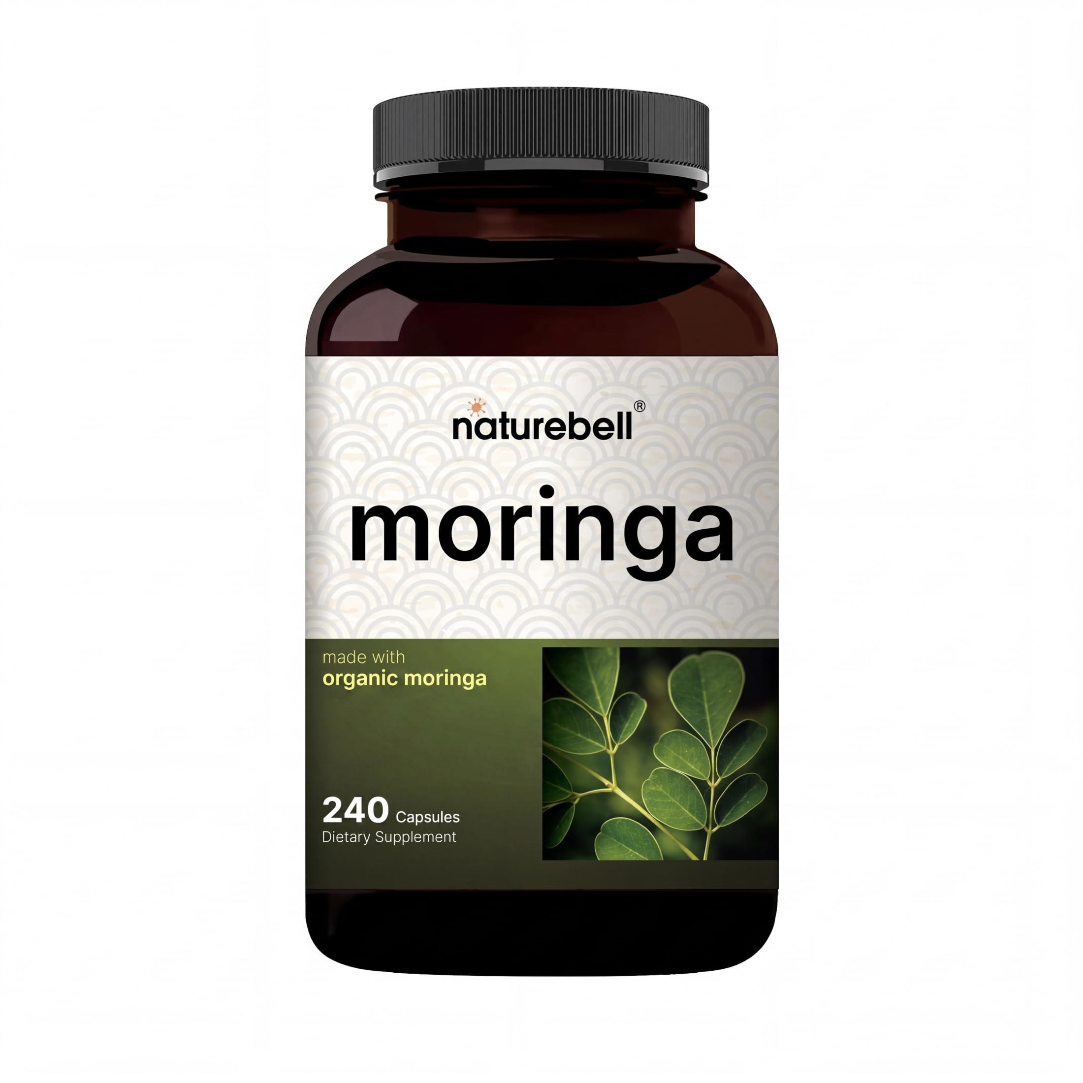 NatureBell Moringa Extract Capsules 800mg front view