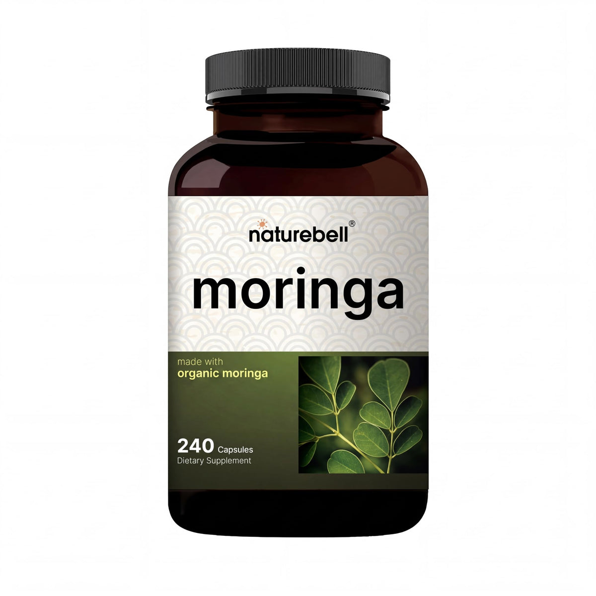 NatureBell Moringa Extract Capsules 800mg front view