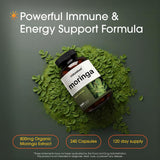 NatureBell Moringa Extract Capsules bottle with label