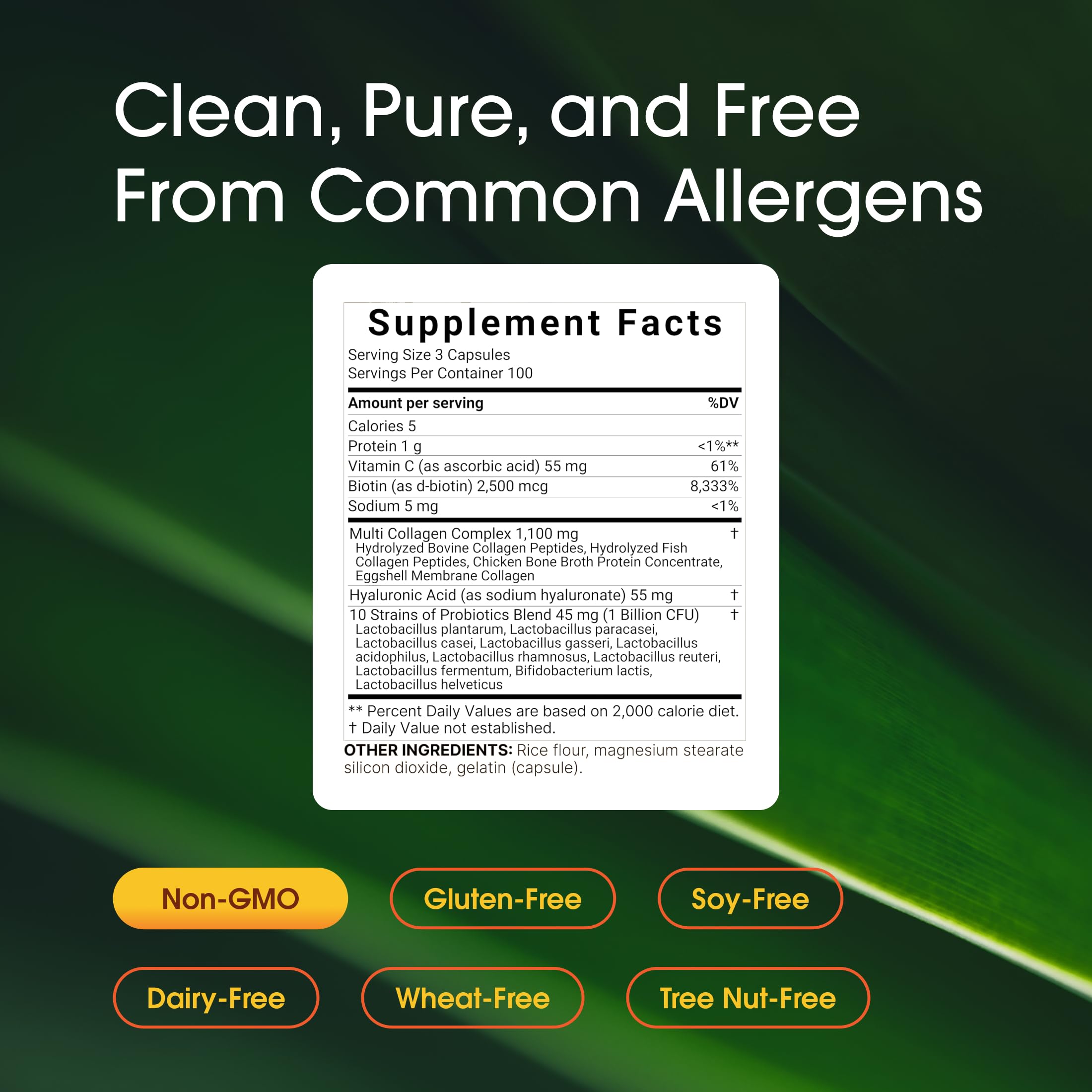 NatureBell Multi Collagen Complex 227g capsules