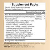 NatureBell NAD+ Complex Resveratrol Capsules side view