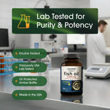 NatureBell Omega-3 Fish Oil 3000mg softgels in hand