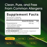 NatureBell Phosphatidylserine 500mg sunflower lecithin capsules bottle with label