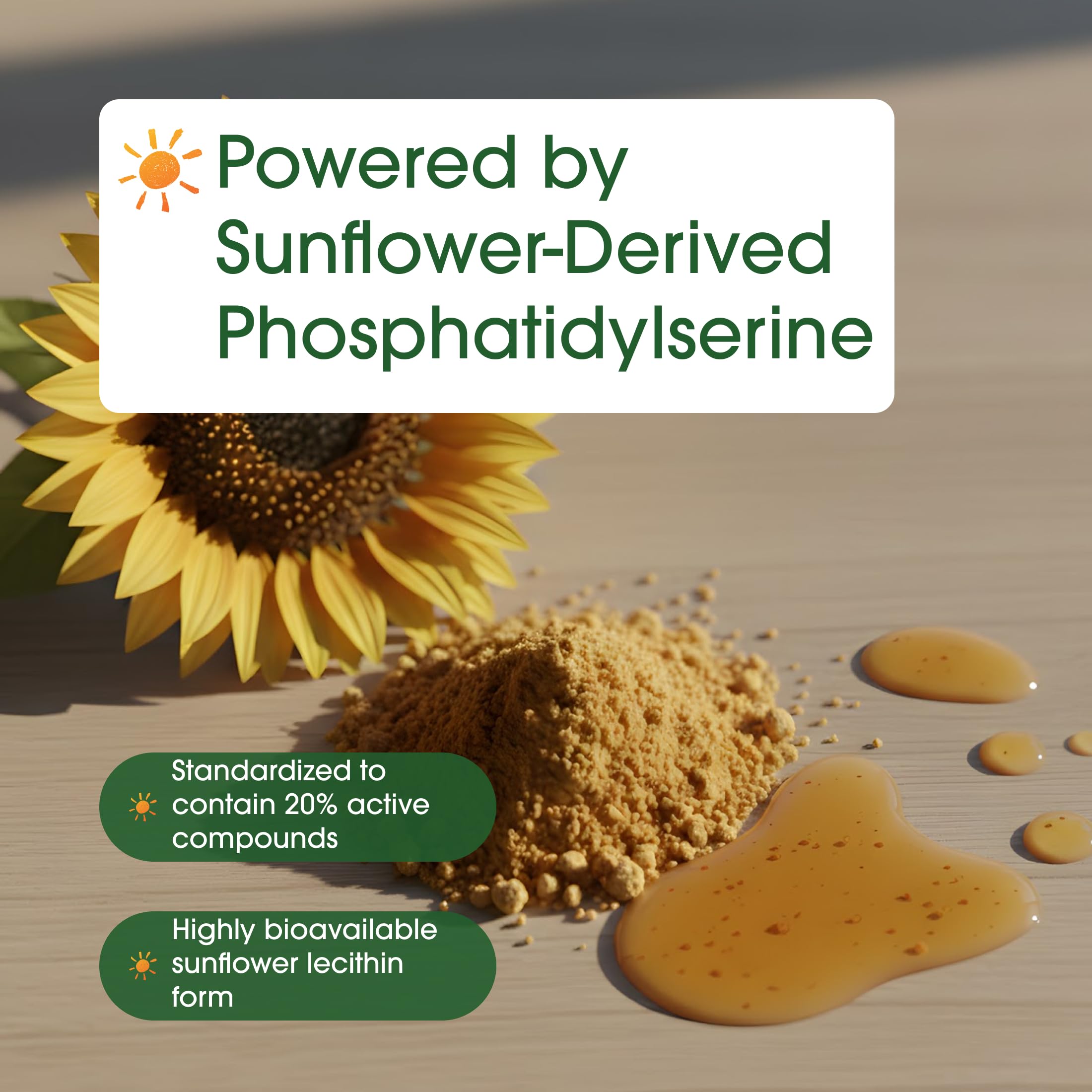 NatureBell Phosphatidylserine capsules with measuring spoon