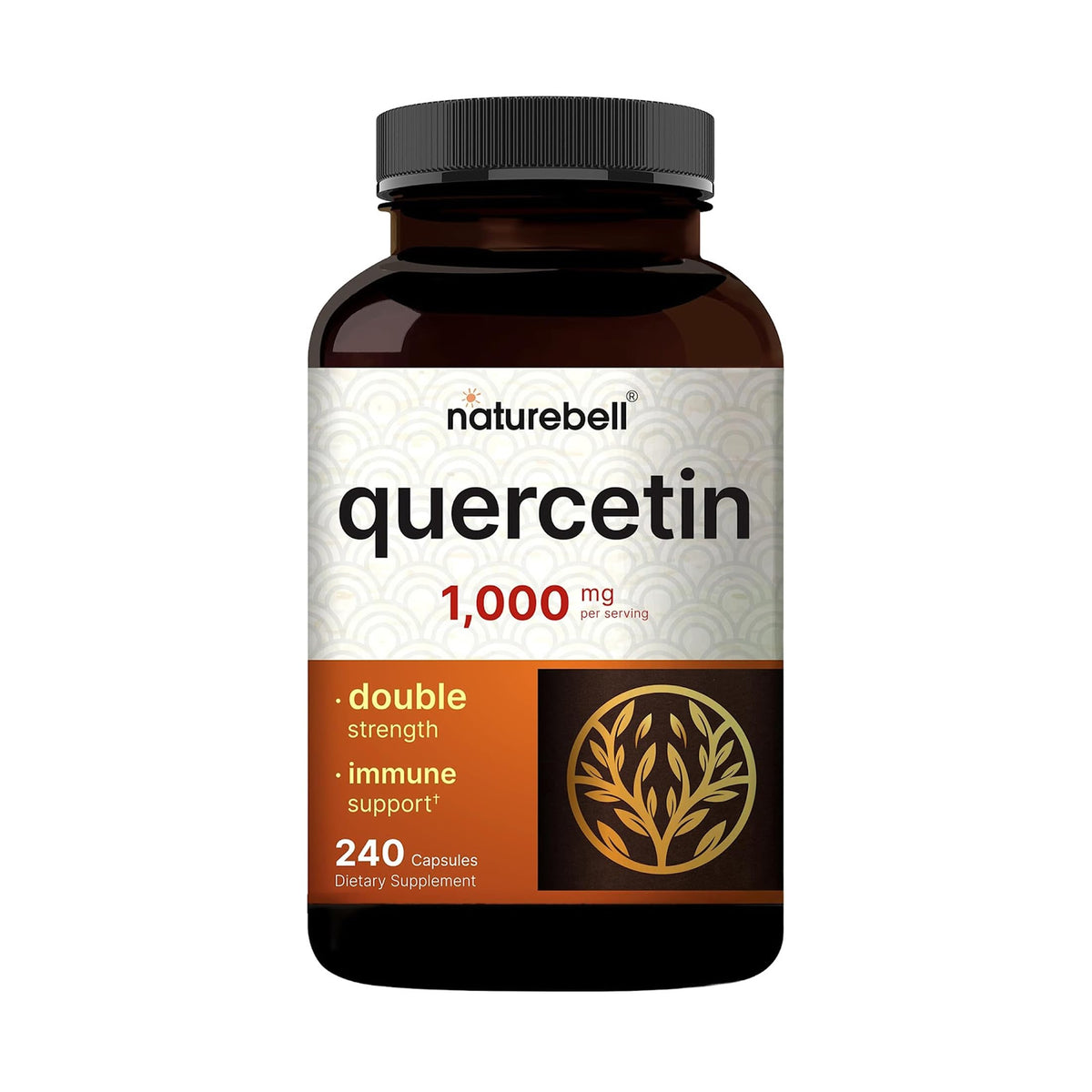 NatureBell Quercetin 1000mg 240 capsules front view