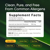 NatureBell Quercetin 500mg capsules with label details