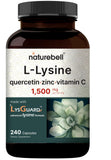 NatureBell Quercetin Supplement 240 Capsules front view