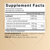 NatureBell Quercetin Supplement side view with ingredients