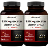 NatureBell Quercetin Zinc Vanta 480 capsules front view