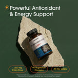 NatureBell R Alpha Lipoic Acid 1200mg supplement side view