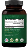 NatureBell Reduced Glutathione 240 veggie capsules back view