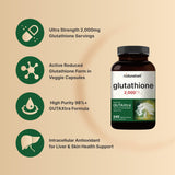 NatureBell Reduced Glutathione 240 veggie capsules close-up of capsules