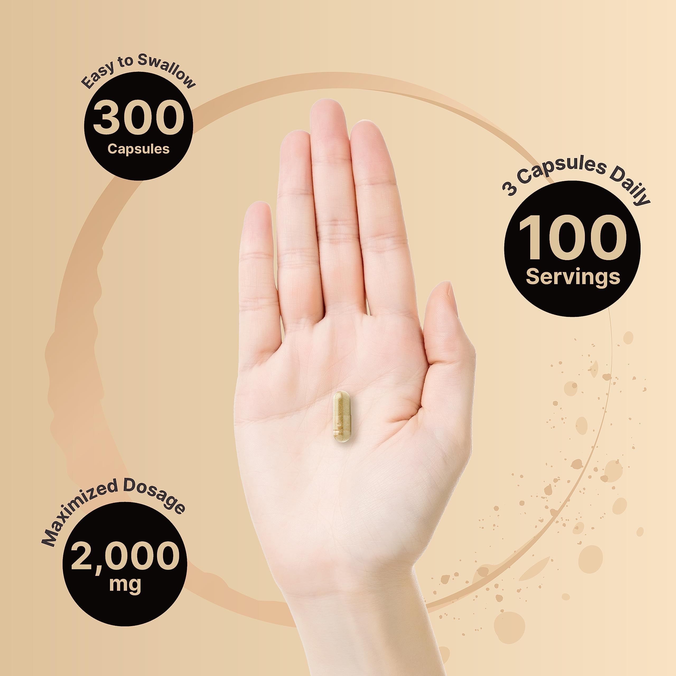 NatureBell Tongkat Ali & Panax Ginseng capsules bottle side view