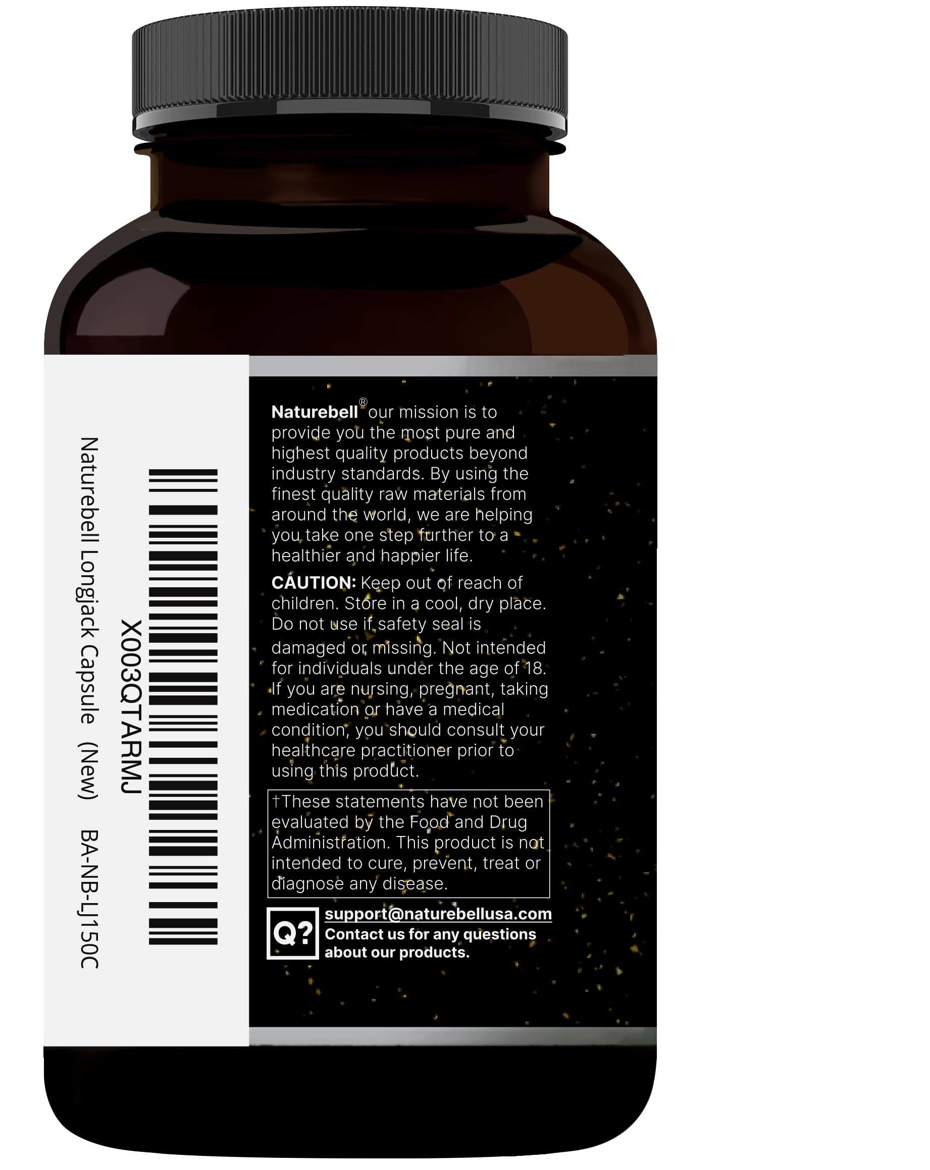 NatureBell Tongkat Ali & Panax Ginseng capsules displayed with lifestyle items