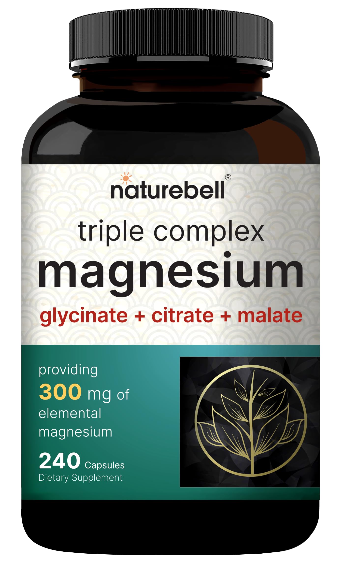 NatureBell Triple Magnesium Complex with measuring spoon